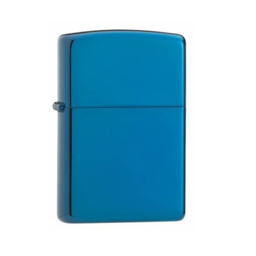 Plazmový USB zapaľovač s nabíjačkou - Modrý lesklý 